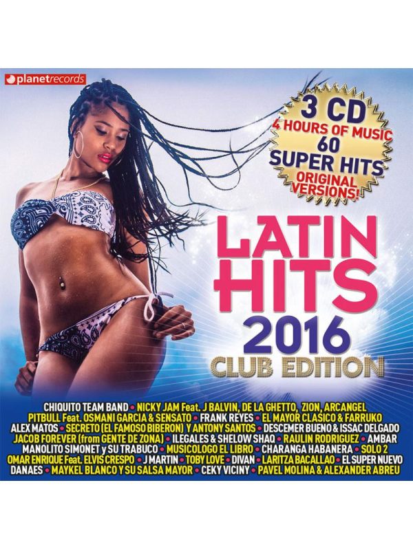 Latin Hits 2016 Club Edition (3-CD)