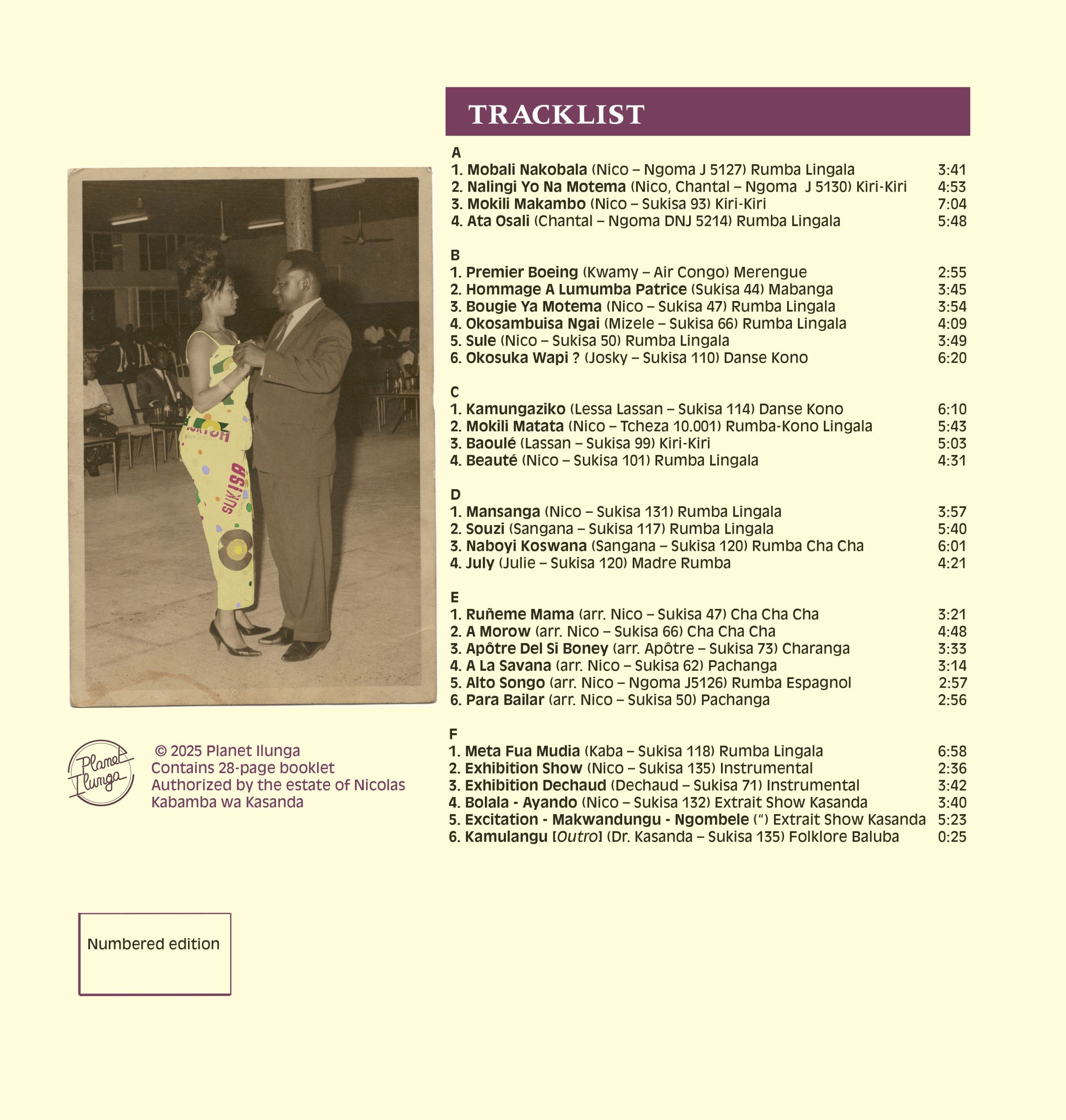 Docteur Nico & African Fiesta Sukisa (1966-1974) 3-LP - Afbeelding 2