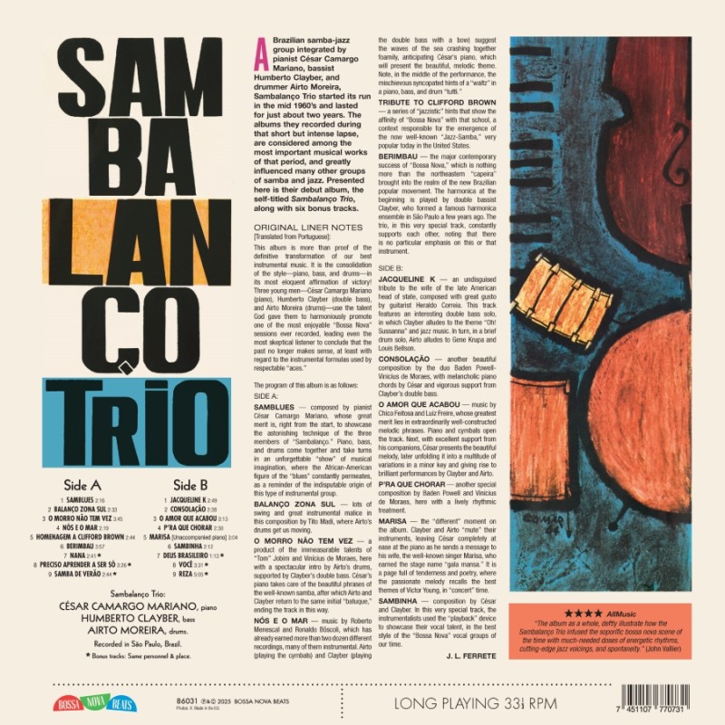 Sambalanço Trio (LP) - Afbeelding 2