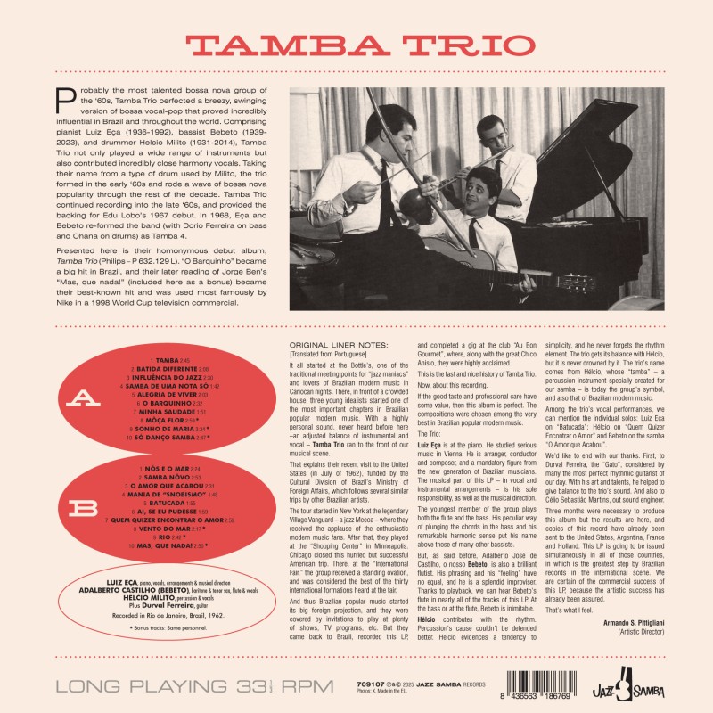 Tamba Trio (LP) - Afbeelding 2