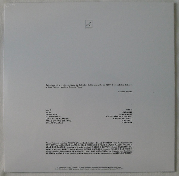 Caetano Veloso (1969 LP) - Afbeelding 2