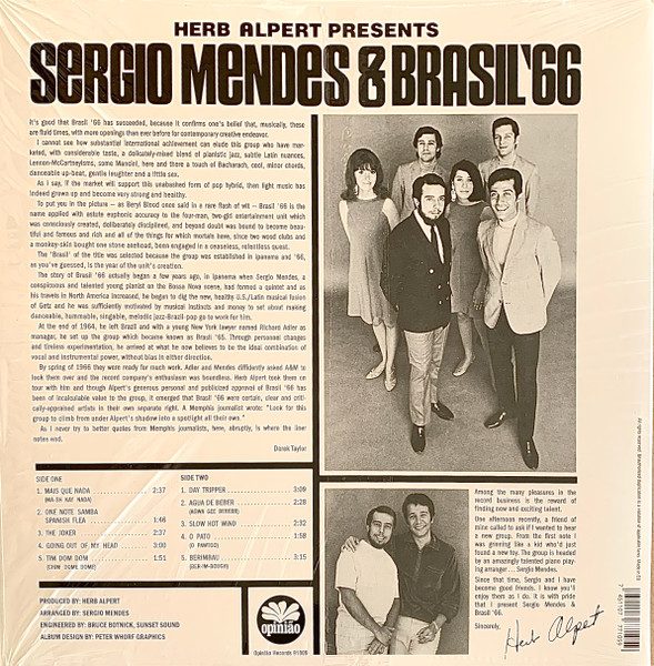 Sergio Mendes & Brasil '66 (LP) - Afbeelding 2